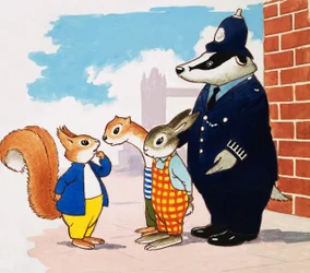 Tufty und Polizist