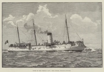 Typen der französischen Marine, der Condor, Torpedokreuzer