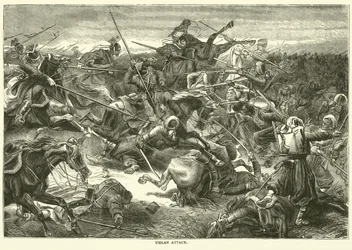 Ulanenangriff, Oktober 1870