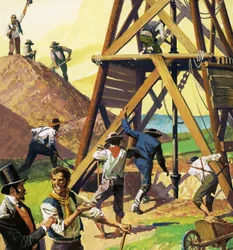 Unidentifizierte Ölbohranlage