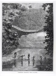 Verney Lovett Cameron (1844-94) überquert den Lulindi