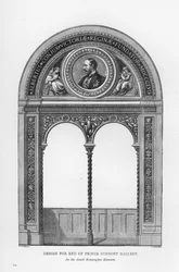 Victoria und Albert Museum: Entwurf für das Ende der Prince Consort Gallery