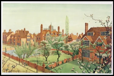 Ansicht von Bedford Park, 1882