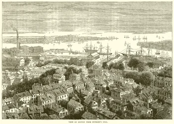 Ansicht von Boston vom Bunkers Hill