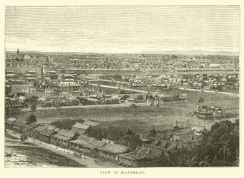 Ansicht von Mandalay
