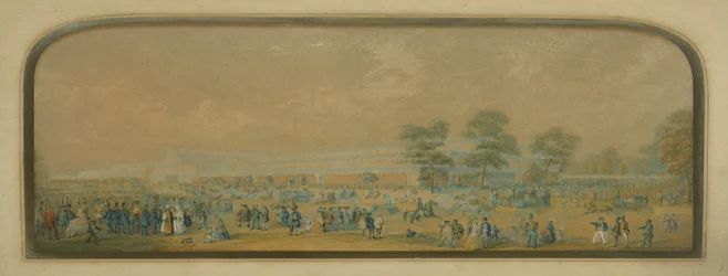 Ansicht des Kristallpalastes, 1851