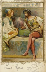 Viola und der Herzog in William Shakespeares Stück, Was ihr wollt