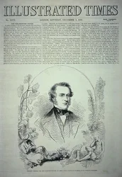 Viscount Canning, der neue Generalgouverneur von Indien, Illustration aus 