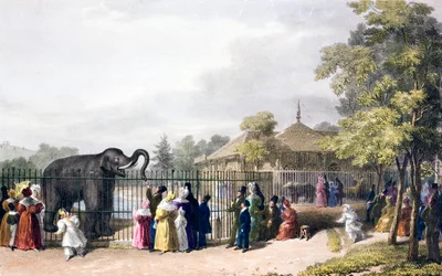 Besucher des Londoner Zoos, Regent
