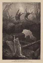 Wagners Oper "Der Ring des Nibelungen" (Gravur)