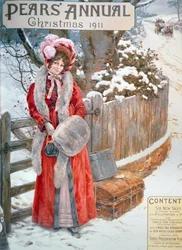 Warten auf die Kutsche, aus dem Pears Annual, Weihnachten 1911