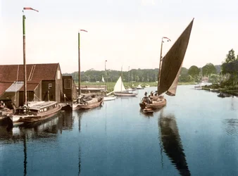 Wherry verlässt Wroxham