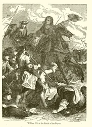 Wilhelm III. in der Schlacht an der Boyne