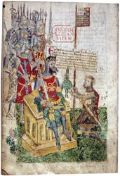 Wilhelm I. und der Graf von Bretagne, spätes 15. Jahrhundert