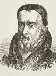 William Tyndale, aus „The National and Domestic History of England“ von William Hickman Smith Aubrey (1858-1916), veröffentlicht in London, ca. 1890