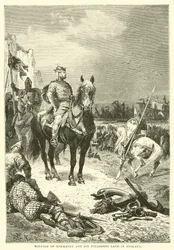 Wilhelm von der Normandie und seine Anhänger landen in England