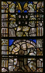 Fenster Clsty N3, Darstellung der Vision des Heiligen Werston