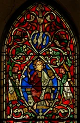 Fenster Ew mit Christus auf dem Jessebaum