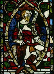 Fenster Ew, Darstellung von Hosias am Jessebaum