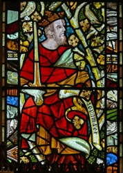 Fenster Ew, das Salomo am Jessebaum darstellt