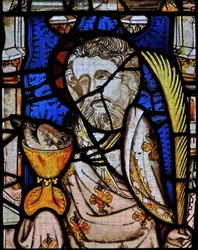 Fenster Ew, Darstellung von St. Johannes