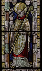 Fenster Ew, Darstellung von St. Thomas von Hereford