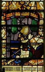 Fenster N5 mit einem Stifter - Prinz Arthur