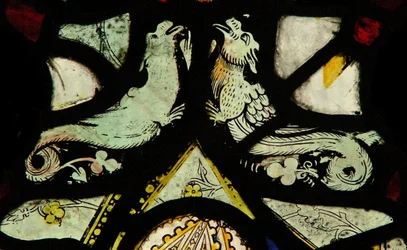 Fenster NaE, Darstellung von Grotesken