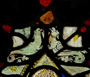 Fenster NaEw, Darstellung von Drachen - 2