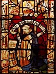 Fenster NW mit einem Stifter - Robert Semer