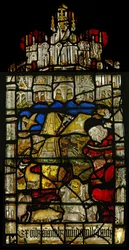 Fenster S3 mit der Geschichte von Noahs Arche