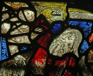 Fenster S4 mit Abraham und Isaak