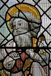 Fenster W, Darstellung des Heiligen Johannes des Täufers