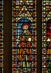 Fenster Ww, den heiligen Paulus darstellend?