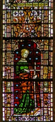 Fenster c6-7, Darstellung von St. Helena