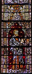 Fenster c6-7, Darstellung eines Heiligen