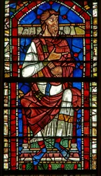 Fenster mit einer genealogischen Figur: Aminadab
