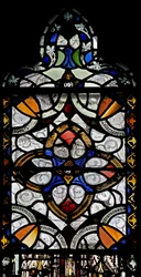 Fenster n4, Grisaille & geometrisches Muster