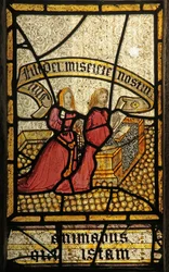 Fenster s4, Stifter darstellend - Familie Martyn