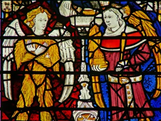 Fenster w12 mit Engeln