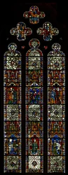 Fenster w40, Darstellung von St. Peter und Pilgerfenster