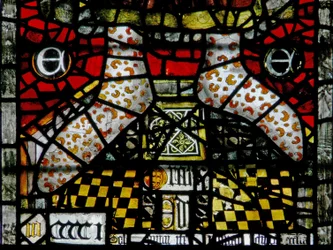 Fenster w4, St. Eduard der Bekenner darstellend