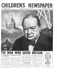 Winston Churchill: Der Mann, der Großbritannien rettete, Titelseite der 