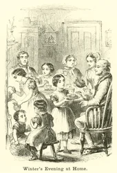 Winterabend zu Hause