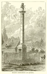 Wolfes Denkmal in Quebec