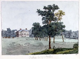 Wolterton Hall, Norfolk, Heimat der Walpoles, Illustration aus William Watts