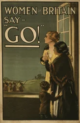 Frauen von Großbritannien sagen - "Geh!"