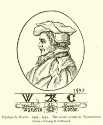 Wynkyn de Worde, der zweite Drucker in Westminster