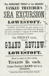 Yankee Thatchers Seeausflug nach Lowestoft (Druck)