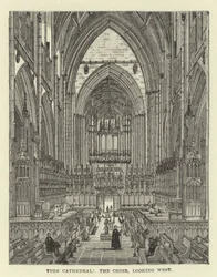 York Kathedrale, der Chor, Blick nach Westen